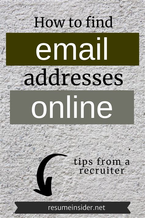 How to Find an Email Address Online