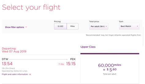 How to Find and Book Virgin Atlantic Partner Awards