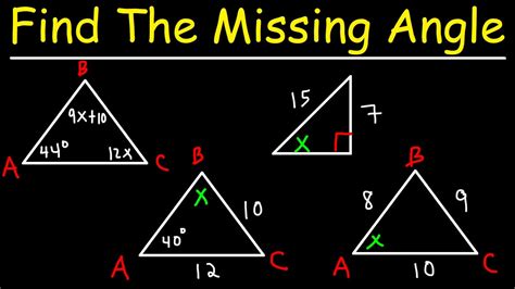 How to Find the Missing Angle of a Triangle (Video