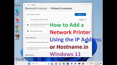 How to Find the Printer on Your Network in Windows 11