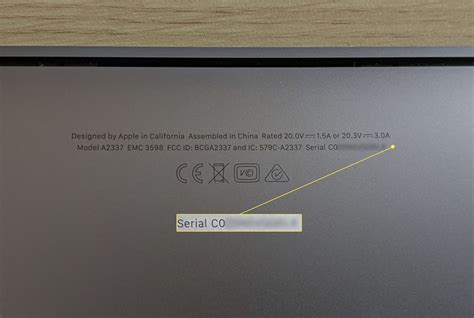 How to Find the Serial Number on a MacBook