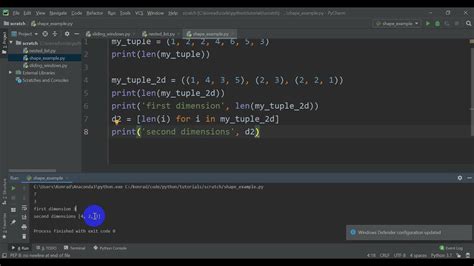 How to Find the Shape of a Python Tuple or List