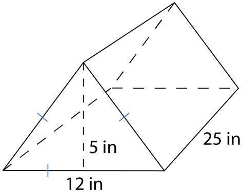 How to Find the Surface Area of a Triangular Prism Geometry