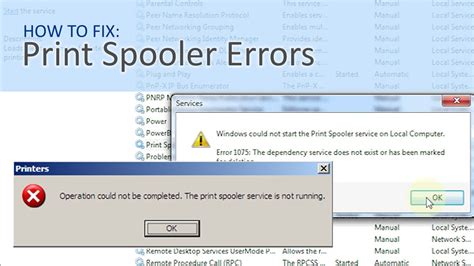 How to Fix “The Print Spooler Service Is Not Running” Error