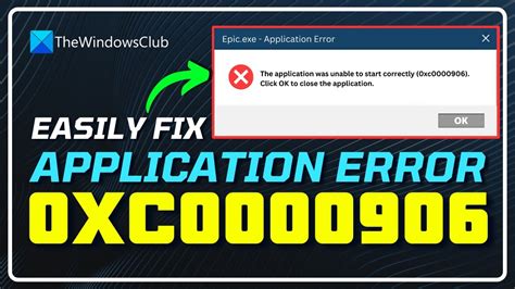 How to Fix Application Error 0xc0000906 on Windows 11/10.