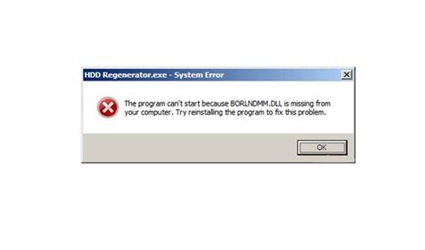 How to Fix Borlndmm dll Is Missing or Not Found Errors