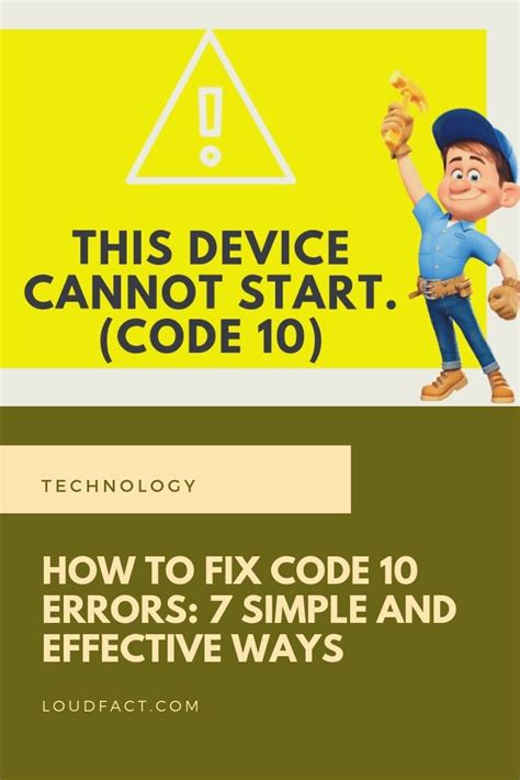 How to Fix Code 10 Errors