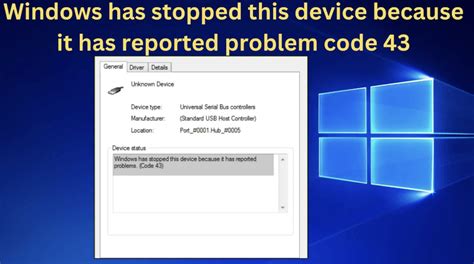How to Fix Code 43 Errors in Windows