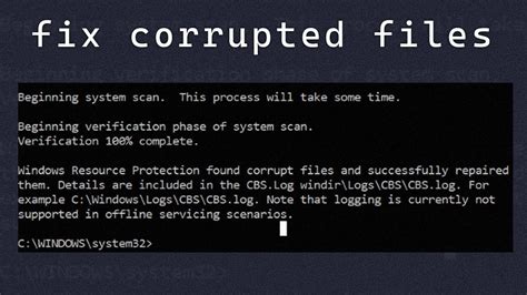 How to Fix Corrupted Files