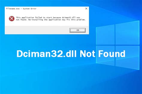 How to Fix Dciman32 dll Not Found or Missing Errors