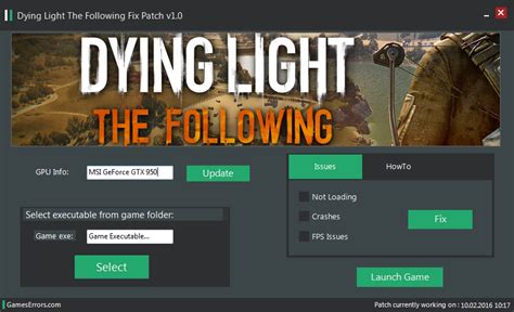 How to Fix Dying Light The Following Errors Crashes Not Loading FPS Issues Games Errors