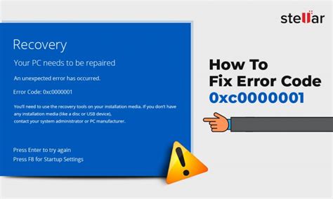 How to Fix Error Code 0xc0000001