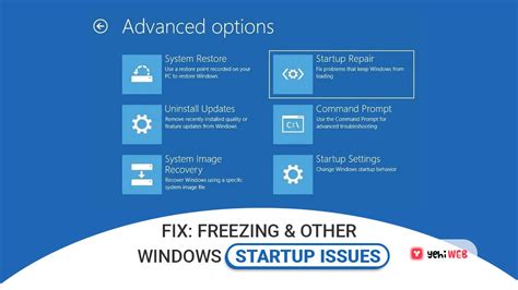 How to Fix Freezing Other Issues During Windows Startup