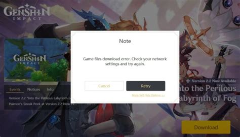 How to Fix Game Files Download Error in Genshin Impact CoV Media
