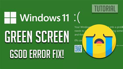 How to Fix Green Screen of Death Error in Windows 11