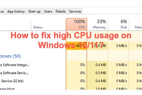 How to Fix High CPU Usage in Windows 11