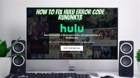 How to Fix Hulu Error Code RUNUNK13