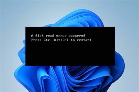 How to Fix It When A Disk Read Error Occurs