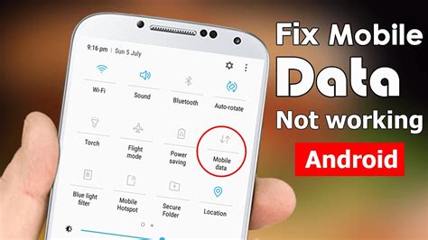 How to Fix It When Mobile Data Is Not Working
