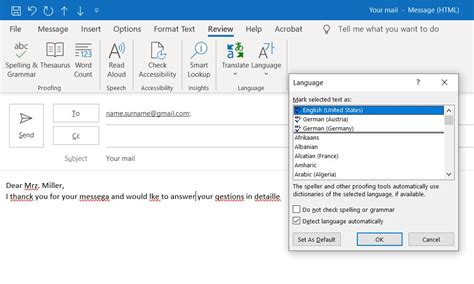 How to Fix It When Outlook Spell Check Is Not Working