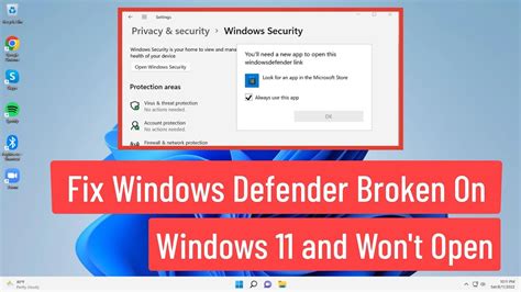 How to Fix It When Windows 11 Defender Won t Open