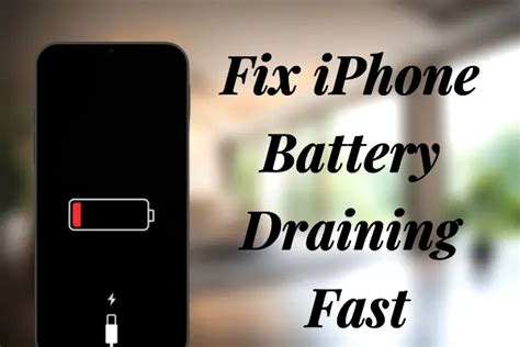 How to Fix It When Your iPhone Battery Is Draining Fast