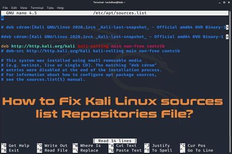 How to Fix Kali Linux Repositories File TECH DHEE