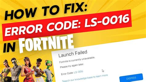 How to Fix LS 0016 Error in Fortnite The Nerd Stash