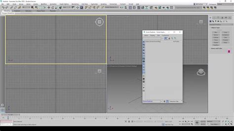 How to Fix Missing Scene Explorer ToolBar in 3DS Max. 