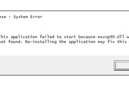 How to Fix Msvcp90 dll is Missing or Not Found Errors