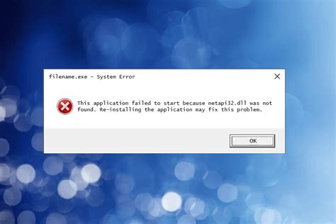 How to Fix Netapi32 dll Not Found or Missing Errors
