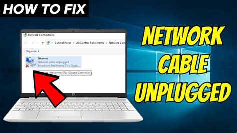 How to Fix Network Cable Unplugged Errors in Windows