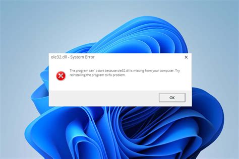 How to Fix Ole32 dll is Missing or Not Found Errors