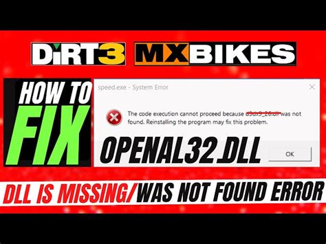 How to Fix Openal32 dll Is Missing or Not Found Errors