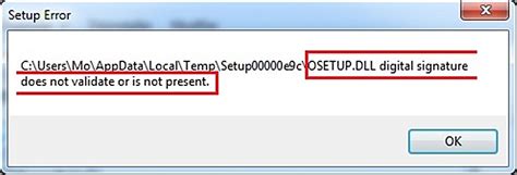 How to Fix Osetup dll Not Found or Missing Errors