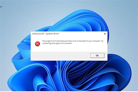 How to Fix Shdocvw dll Not Found or Missing Errors
