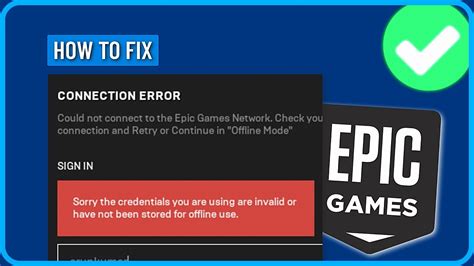 How to Fix Sorry the Credential You are Using is Invalid Error Epic