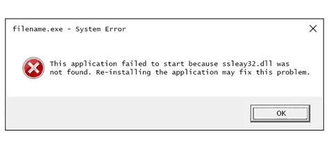 How to Fix Ssleay32 dll is Missing or Not Found Errors