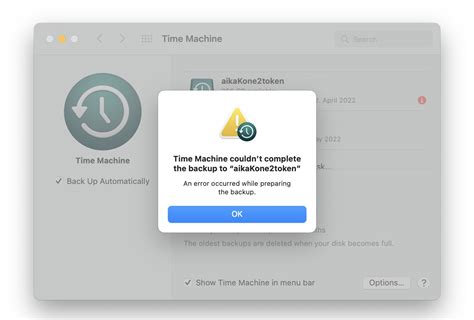 How to Fix Time Machine Error Backup Volume Is Read Only