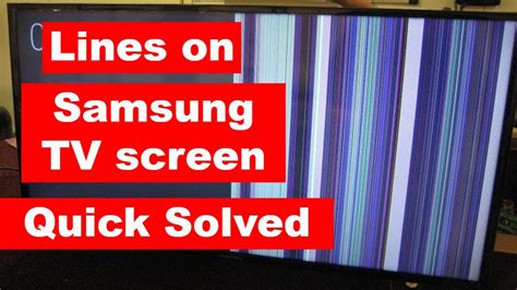 How to Fix Vertical Lines on a Samsung TV
