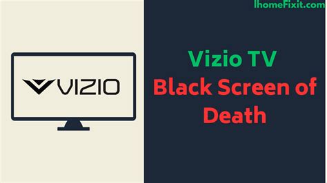 How to Fix Vizio TV Black Screen of Death