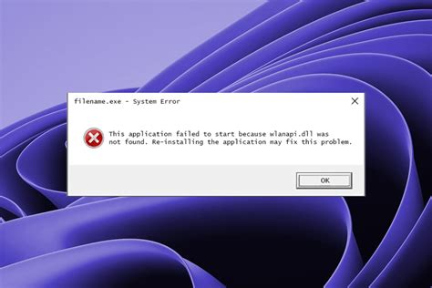 How to Fix Wlanapi dll Not Found or Missing Errors