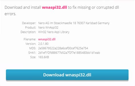 How to Fix Wnaspi32 dll Not Found or Missing Errors