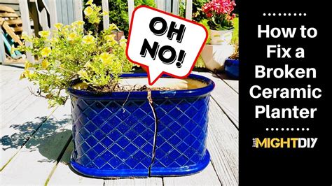 How to Fix a Broken Planter Ceramic Planter Repair