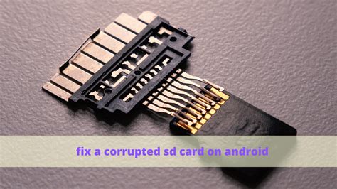 How to Fix a Corrupted SD Card on Android Without a Computer