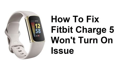 How to Fix a FitBit Charge That Won