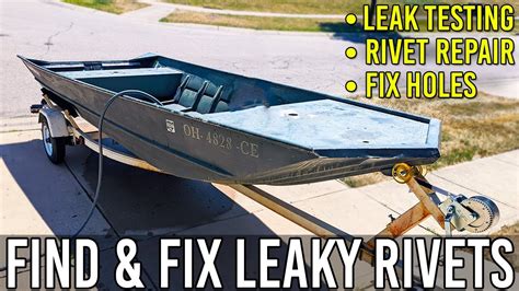 How to Fix a Leak in Aluminum Boat? - Boating Buddy