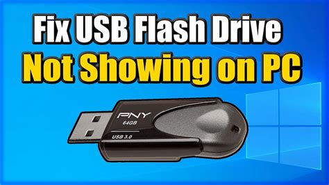 How to Fix a USB Drive Not Showing Up