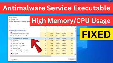 How to Fix an Antimalware Service Executable Error in Windows