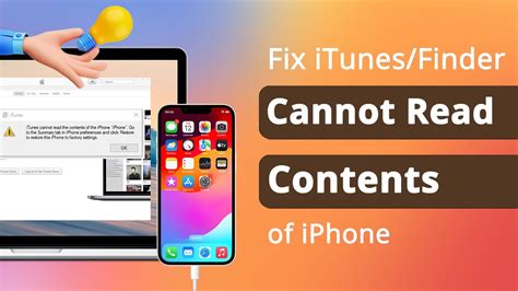 How to Fix iTunes Cannot Read iPhone Contents YouTube